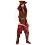 Piratenpak Rood Bruin Heren, Verzenden, Nieuw