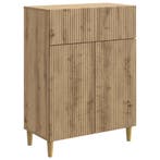 vidaXL Dressoir Artisanaal eiken 66 x 34,5 x 90 cm Bewerkt, Verzenden