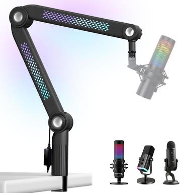 YOUSHARES RGB Microfoonarm - Upgrade je streaming setup v..., Verzenden, Zo goed als nieuw