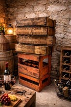 Cercueil (6) - Bois - bacs à bière et boissons, Antiquités & Art