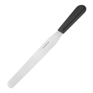 Paletmes Recht RVS zwart | 25,5(l)cm Hygiplas, Verzenden