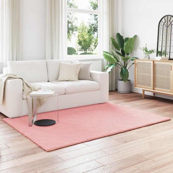 vidaXL Antislip vloerkleed van imitatie konijnenbont OLITE, Verzenden, Nieuw