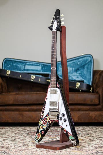Epiphone Jimi Hendrix Love Drops Flying V | Ebony, Musique & Instruments, Instruments à corde | Guitares | Électriques, Verzenden