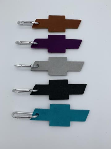 Chevrolet logo sleutelhanger in 19 verschillende kleuren, Ophalen of Verzenden, Nieuw