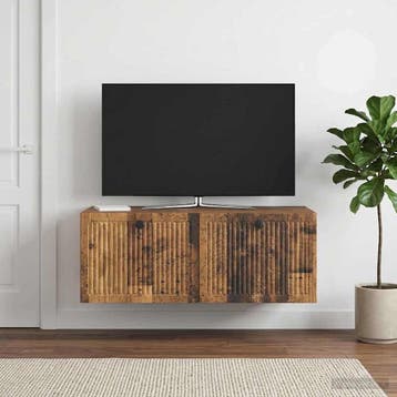 vidaXL Wandmontage TV-kast Oud hout 78,5 x 41 x 30 cm, Verzenden