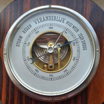 G. Lufft - Barometer - Glas