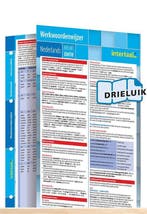Werkwoordenwijzer Nederlands - nieuwe editie uitklapkaart, Boeken, Schoolboeken, Verzenden, Zo goed als nieuw, Intertaal