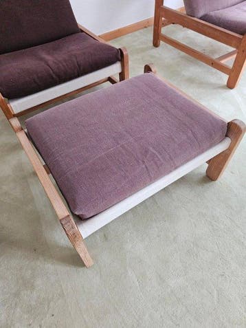 Niels Eilersen - Lounge stoel (2) - loungefauteuil met poef