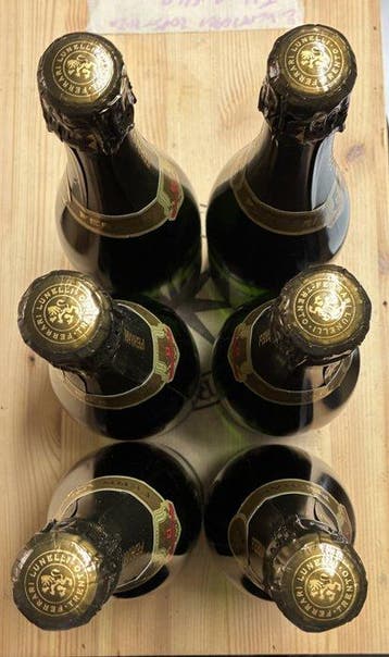 2019 Ferrari, Ferrari Perlé - Trento Brut - 6 Fles (0,75, Nieuw