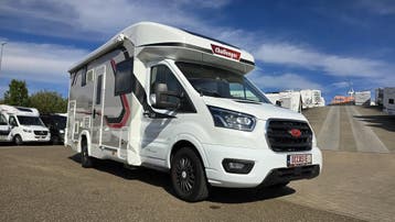 Challenger Graphite 260 op Ford met slechts 6506 km 14818, Caravans en Kamperen, Automaat, Standaard zit, Ringverwarming, Ford