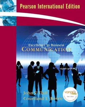 Excellence In Business Communication 9780137143832, Verzenden, Gelezen, Courtland L. Bovee