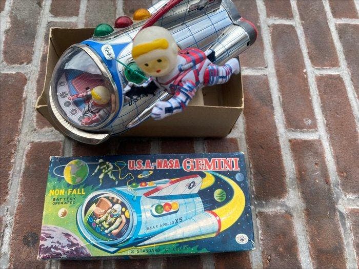 anders - Blikken speelgoed - USA NASA Gemini - Japan, Antiquités & Art, Antiquités | Jouets