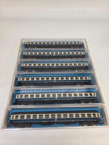 Rivarossi N - 9614 - Wagon de train miniature (6) - Set de, Hobby en Vrije tijd, Nieuw