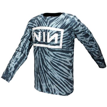 Nine Inch Nails Logo Dip Dye Longsleeve T-Shirt