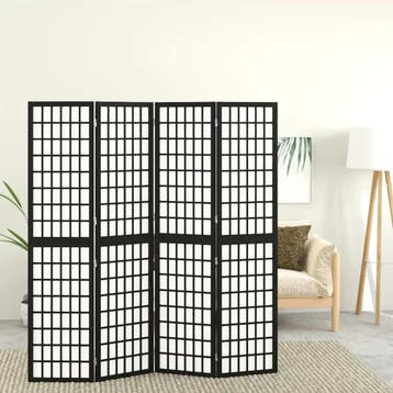 vidaXL Kamerscherm inklapbaar 4 panelen Japanse stijl, Verzenden
