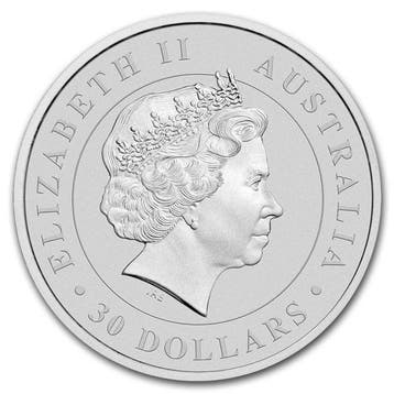 Australië. 30 Dollars 2014 1 Kilo $30 AUD Australian Silver