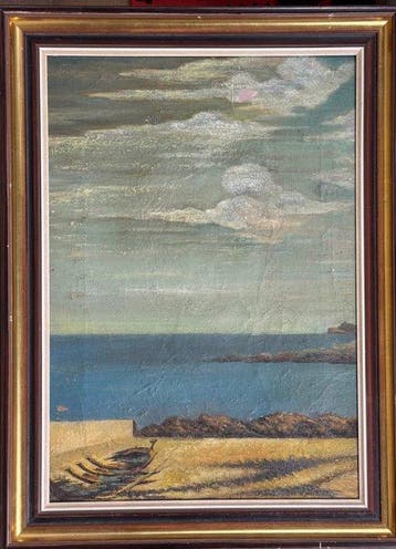 Joan Massanet (1899-?) - Barca sulla spiaggia