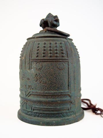Cloche de sanctuaire - Bronze, Cloche commémorative, Antiquités & Art