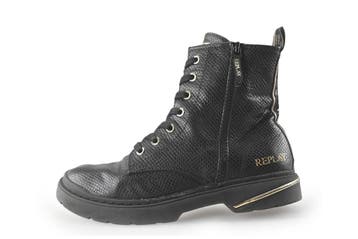 Replay Veterboots Meisjes in maat 36 Zwart, Jongen of Meisje, Schoenen, Zo goed als nieuw, Verzenden