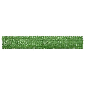 vidaXL Balkonscherm met groene bladeren 500x75 cm, Verzenden