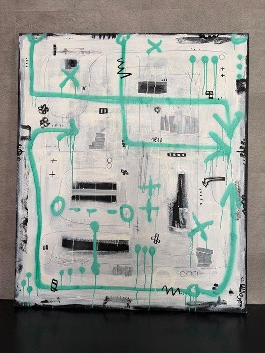 MiLo (XXI) - FLOW - XL, Antiek en Kunst, Kunst | Schilderijen | Modern