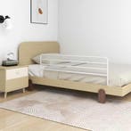vidaXL Bedhekje peuter (76-137)x55 cm ijzer wit, Verzenden, Nieuw