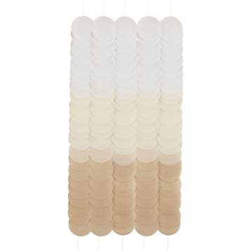 Hangdecoratie Ombre Rondjes 2m, Verzenden, Nieuw