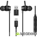 Sandberg 126-50 In-ear Bedraad Zwart USB-C, Verzenden