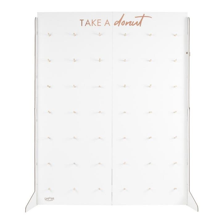 Tafeldecoratie Donut Standaard 65cm, Hobby en Vrije tijd, Feestartikelen, Nieuw, Verzenden