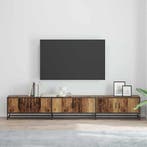 vidaXL TV Eenheden 2 pcs Oud Hout 240 x 35 x 41 cm Bewerkt, Verzenden