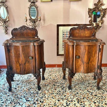 Table de chevet (2) - Bois, Marbre