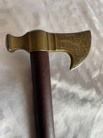 Wandelstok - Hout, Brons - Ascia, Antiek en Kunst
