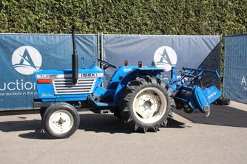 Veiling: Minitractor Iseki TL2300 Diesel 23PK met Grondfrees, Ophalen