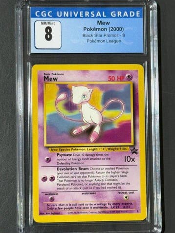 Pokémon - 1 Graded card - Mew, Black Star Promos (2000) -, Nieuw