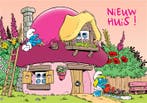 De Smurfen Nieuw Huis Postkaart, Verzamelen, Ophalen of Verzenden, Nieuw
