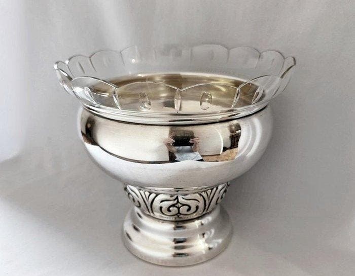 Dansk Silver Fabrik - Dua patera na owoce - oryginalne, Antiquités & Art, Art | Objets design