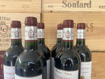 2016 Clémentin de Pape Clément - Pessac-Léognan - 6 Flessen, Nieuw