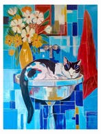 Kiri Aguilera (1982) XL 120 x 90 cm - El Descanso Turquesa