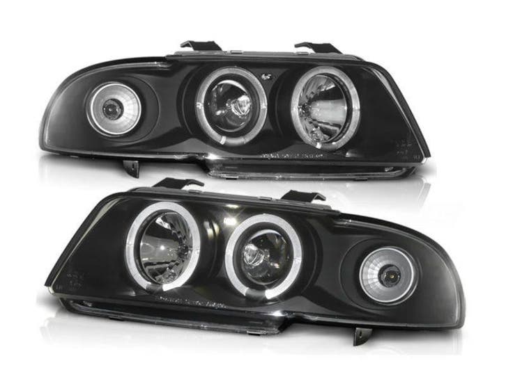 Angel Eyes koplamp units Black geschikt voor Audi A4, Autos : Pièces & Accessoires, Éclairage, Envoi