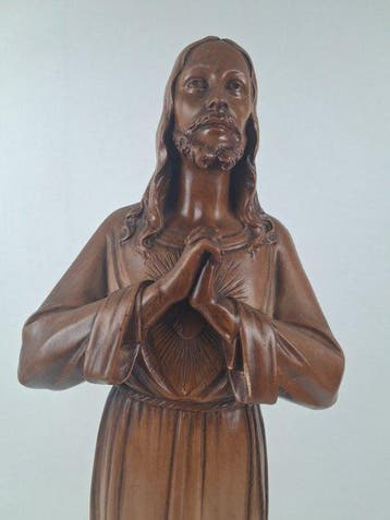 Carli - Beeld, Heilig Hart van Jezus - 60 cm - Gips