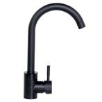 Lendo Online Robinet de Cuisine 6x20x39 cm Inox Noir