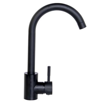 Lendo Online Robinet de Cuisine 6x20x39 cm Inox Noir