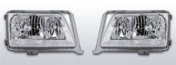 Koplampen | Mercedes E-Klasse W124 1993-1995 | chroom, Auto-onderdelen, Verzenden, Nieuw, Mercedes-Benz