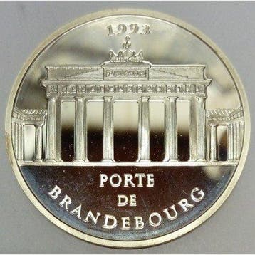 Frankrijk. 100 Francs - 15 Ecu 1993 - Estuche oficial