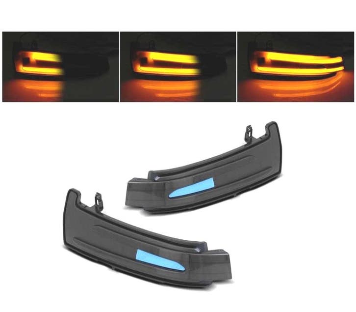 CLIGNOTANTS RÉTROVISEURS LED DYNAMIQUES MERCEDES W204 W212 W, Auto-onderdelen, Verlichting, Verzenden