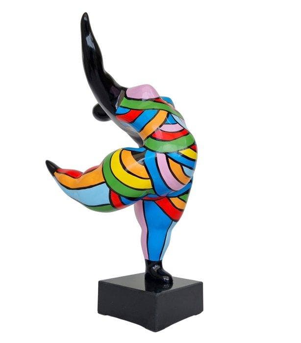 Beeldje - Dansende vrouw - 48 cm - Marmer, glasvezel, Antiek en Kunst, Kunst | Designobjecten
