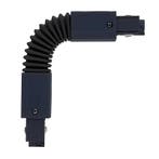 Luxar 3-Fase-Rail flexibele connector  zwart, Verzenden