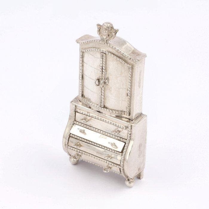Figurine - Kabinet - Argent 833, Antiek en Kunst, Antiek | Zilver en Goud