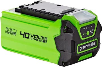 Greenworks 40V 2Ah accu | Retour deal | Snel weg = plezant, Verzenden, Zo goed als nieuw