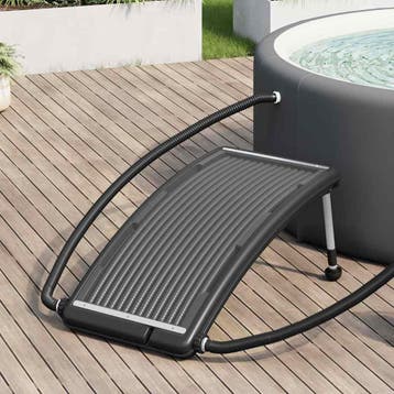 vidaXL Zwembadverwarmingspaneel solar gebogen 110x65 cm, Tuin en Terras, Verzenden, Nieuw